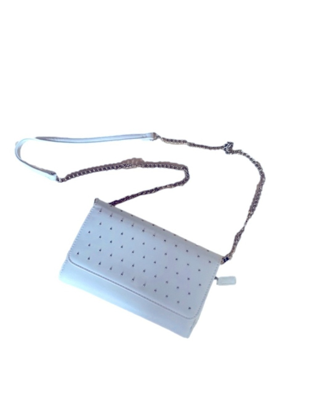 Dream Control White studded purse